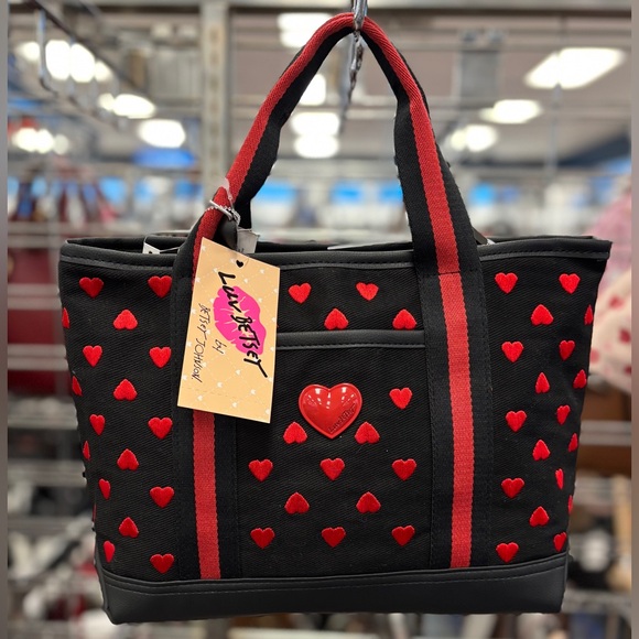 Betsey Johnson Canvas Tote Bag - Picture 1 of 5